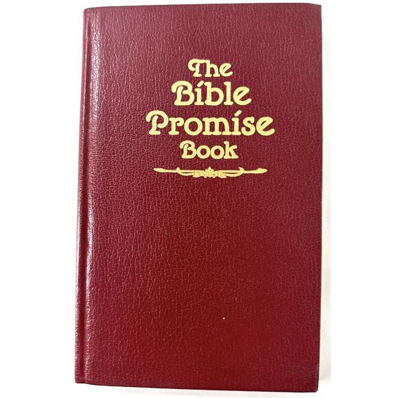1985 The Bible Promise Book – Barbour Leatherette Pocket Edition Gold Gilt Edges - Picture 1 of 16